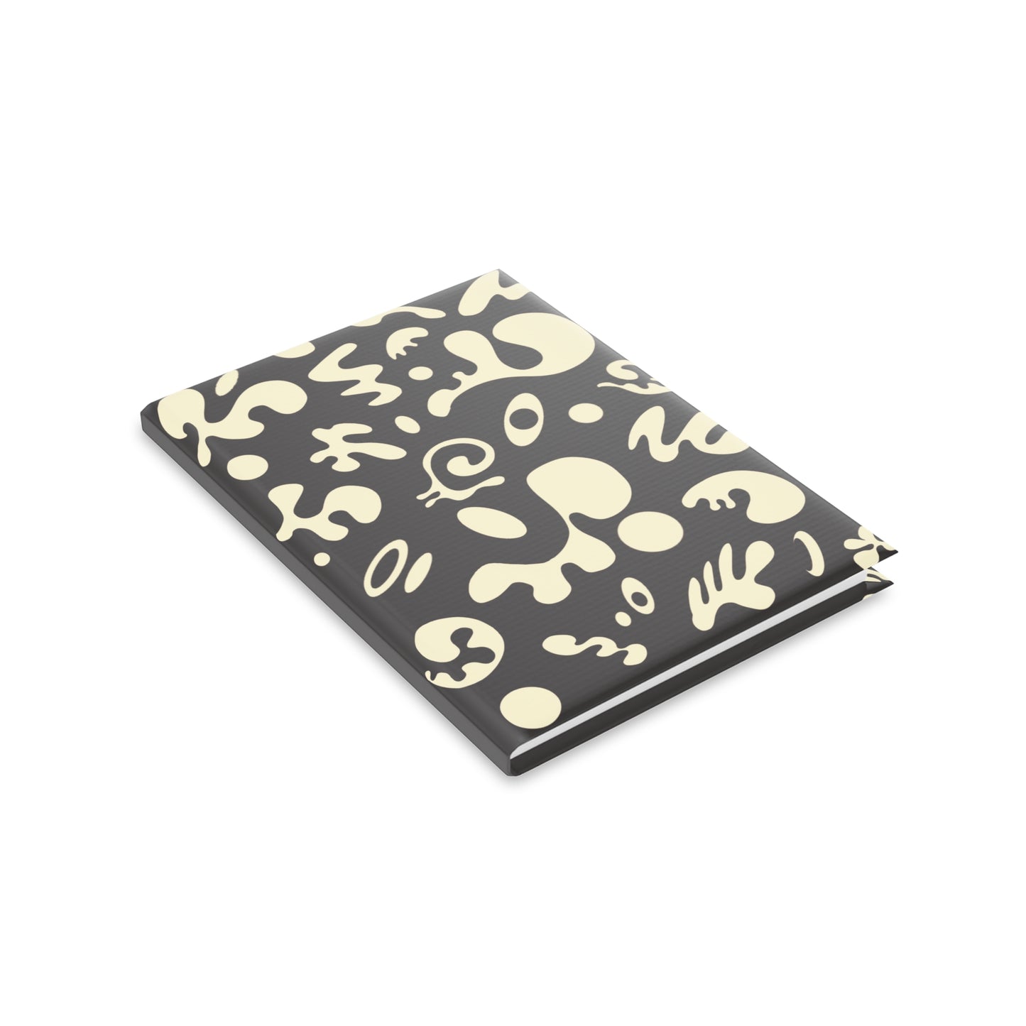 PURE IMAGINATION HARDCOVER NOTEBOOK w PUFFY COVERS - Smoke Black