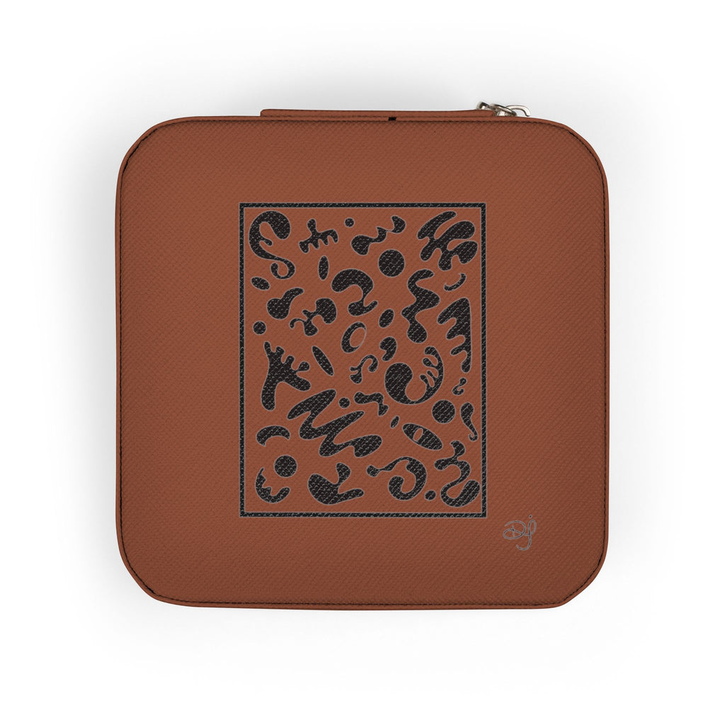 Spotlight Art Framed Jewelry Travel Case — Portable Organizer for Rings, Earrings & Necklaces