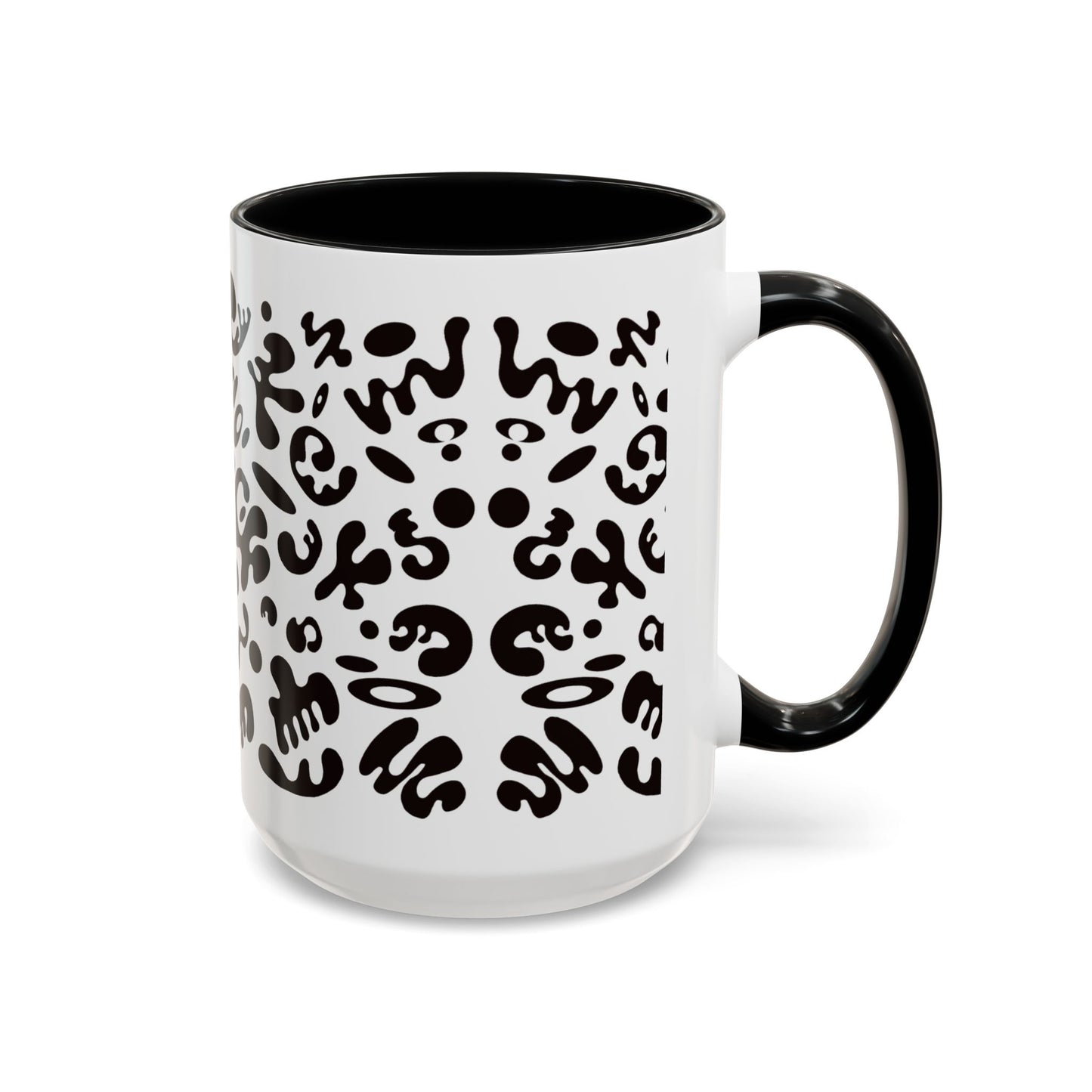 NOURISH'D COLOR ACCENT CERAMIC MUG