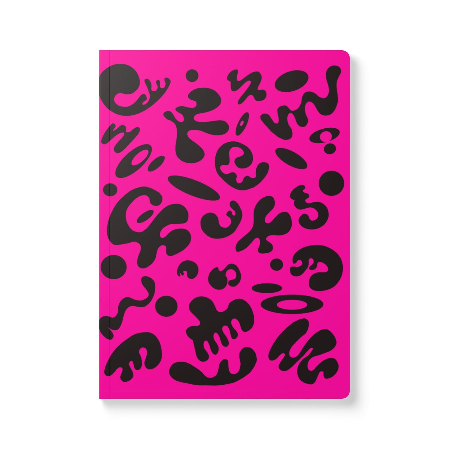 PURE IMAGINATION SOFTCOVER JOURNAL w INSIDE PRINTS + TEAR-OFF PAGES (RULED LINE) - Pink Matter