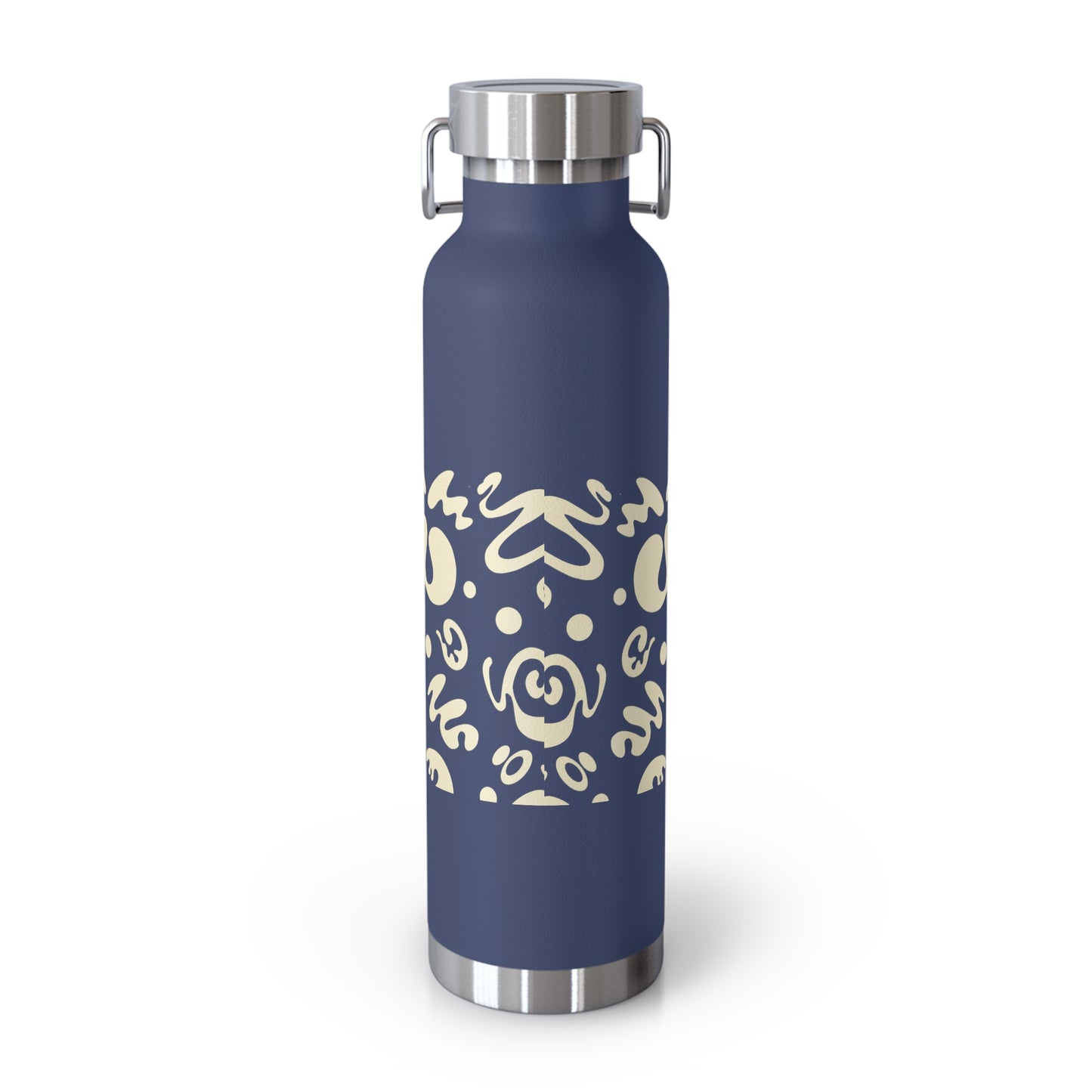 NOURISH'D COPPER VACUUM INSULATED BOTTLE - Warm White Print