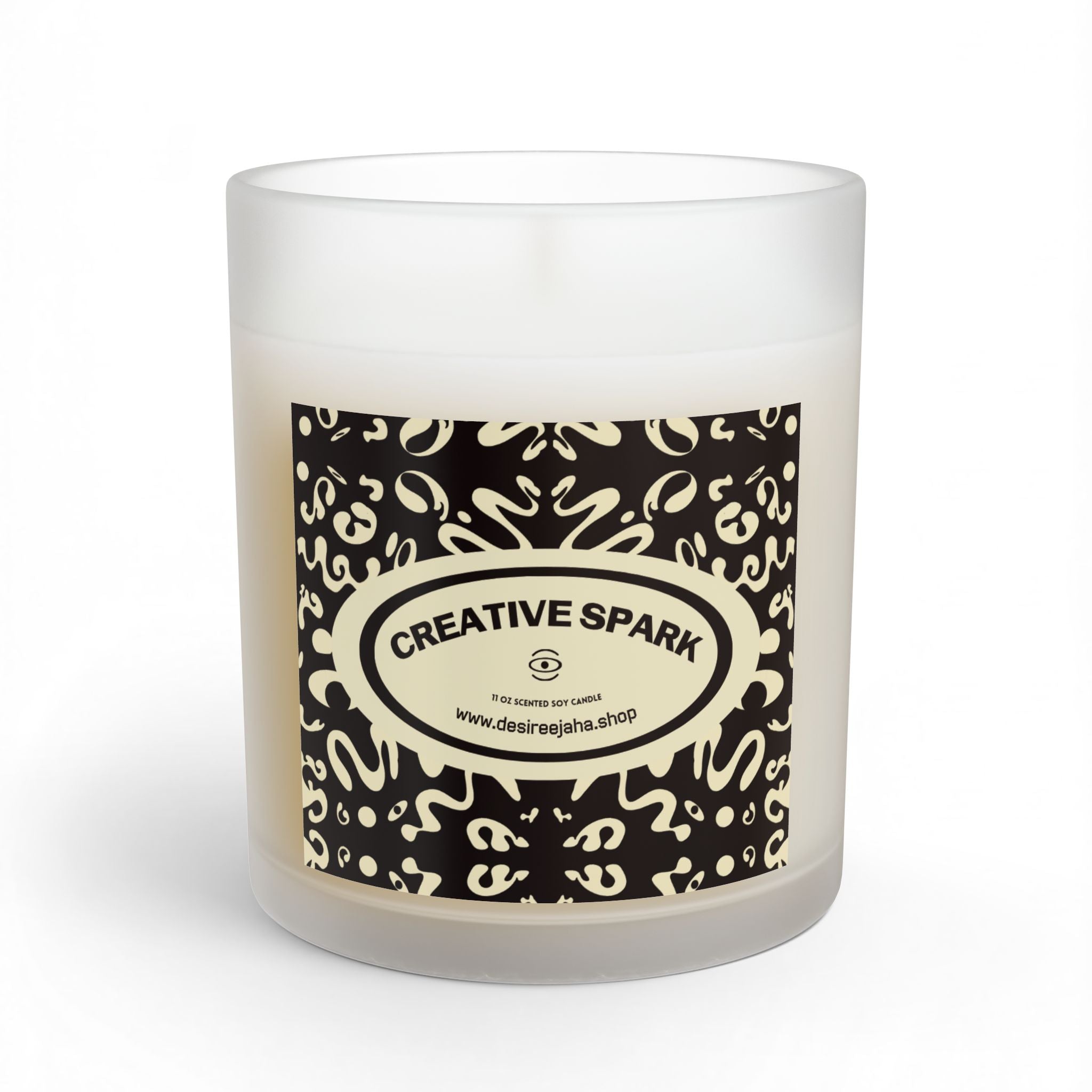 Creative Spark Large Glass Candle (11oz)