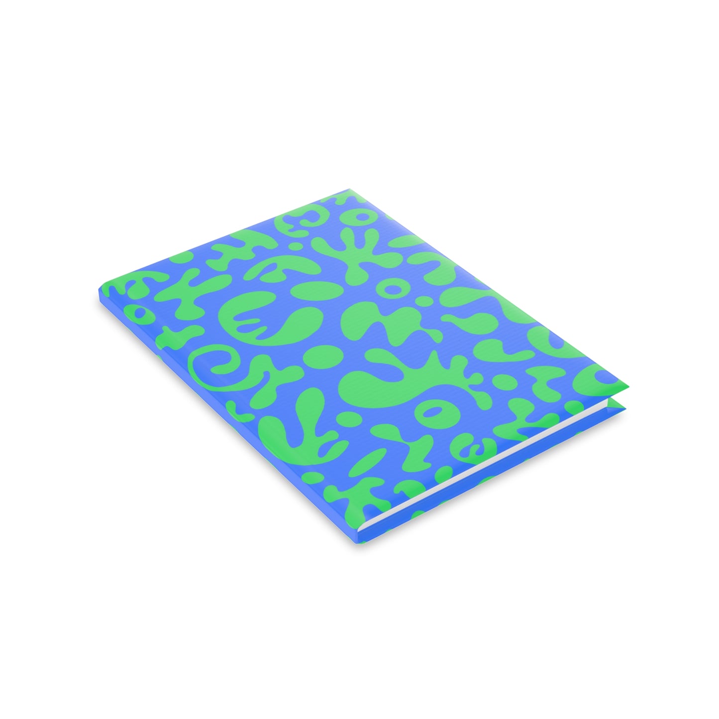 PURE IMAGINATION HARDCOVER NOTEBOOK w PUFFY COVERS - Blue & Green