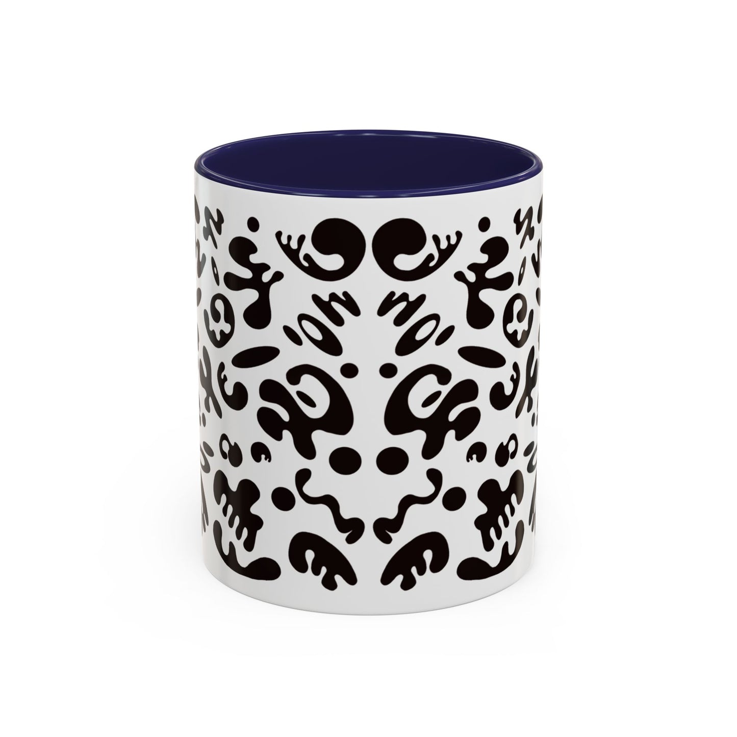 NOURISH'D COLOR ACCENT CERAMIC MUG