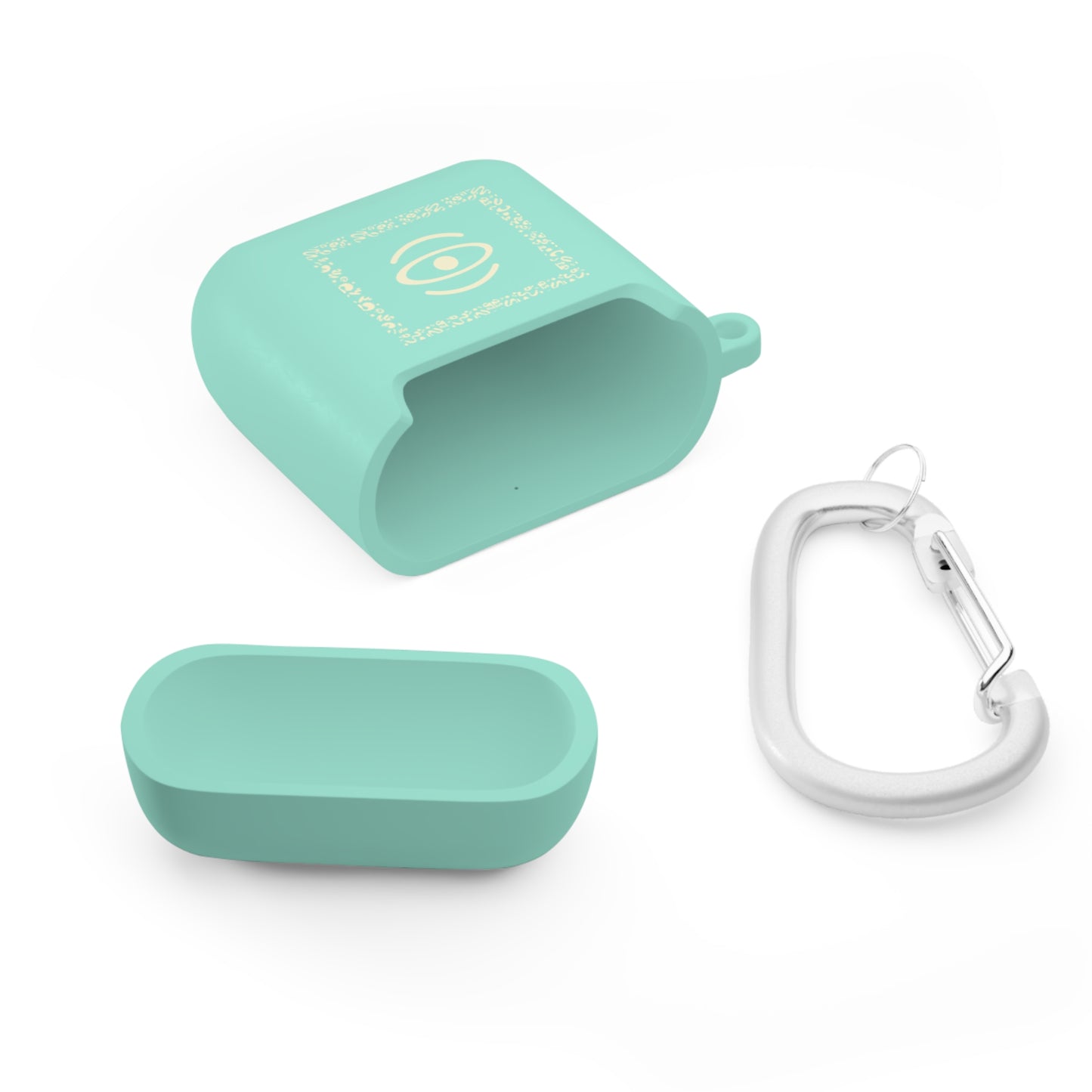 BRIGHT FUTURE HARD PLASTIC AIRPODS CASE COVER - Warm White Logo