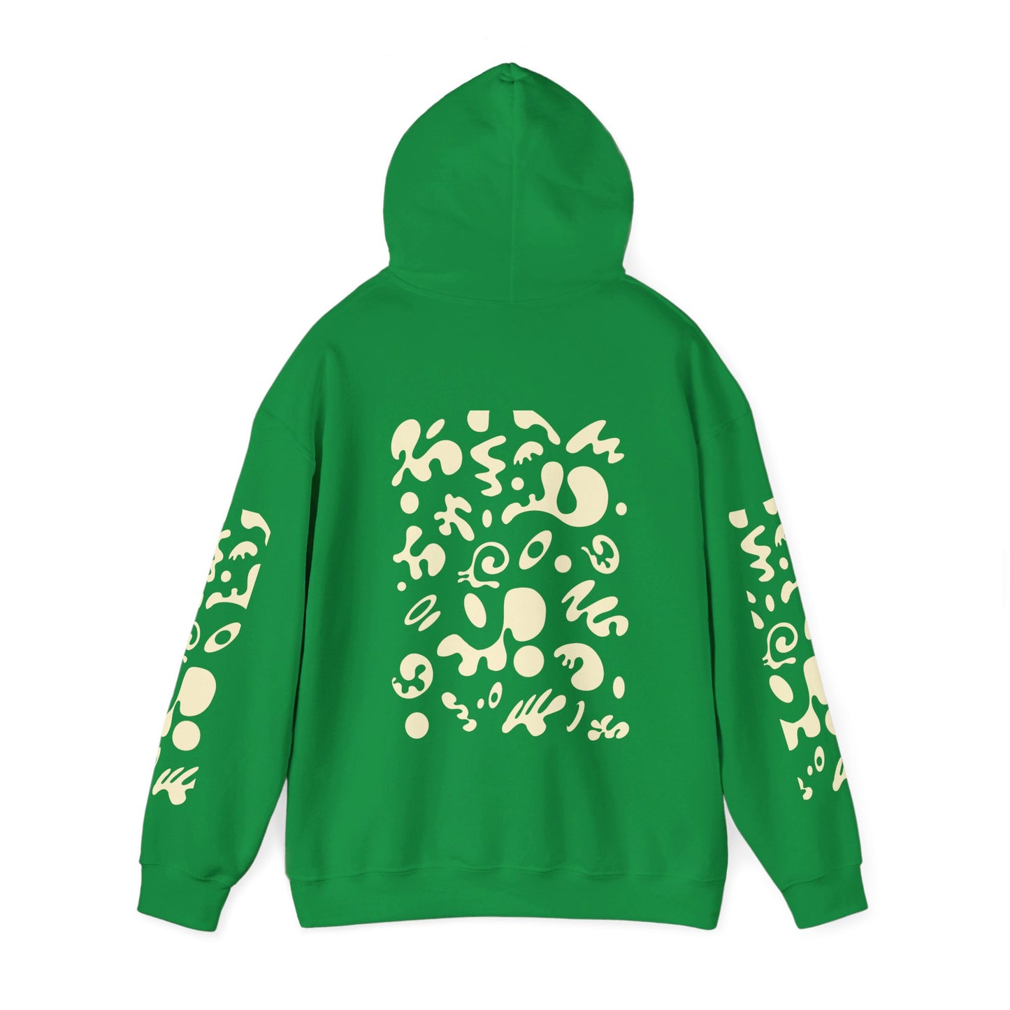 BRIGHT FUTURE UNISEX HEAVY BLEND™ HOODED SWEATSHIRT - Warm White Print