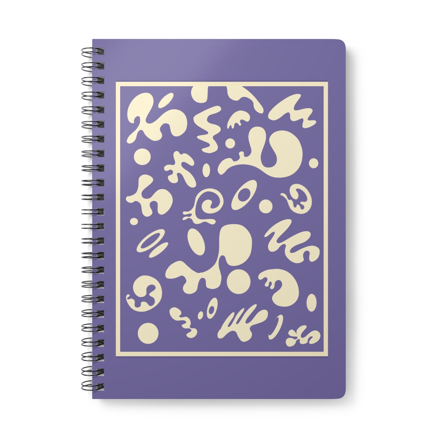 DEEP DREAM WIROBOUND SOFTCOVER A5 SPIRAL NOTEBOOK - Purple Rain