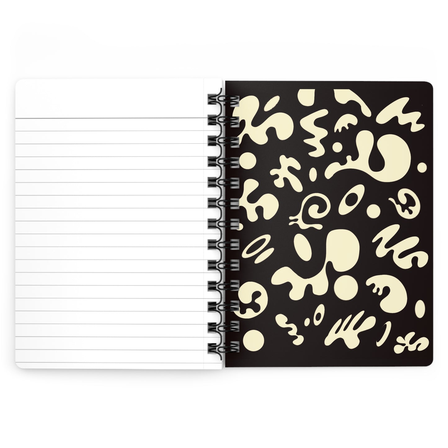 PURE IMAGINATION SPIRAL BOUND JOURNAL (RULED LINE) - Smoke Black