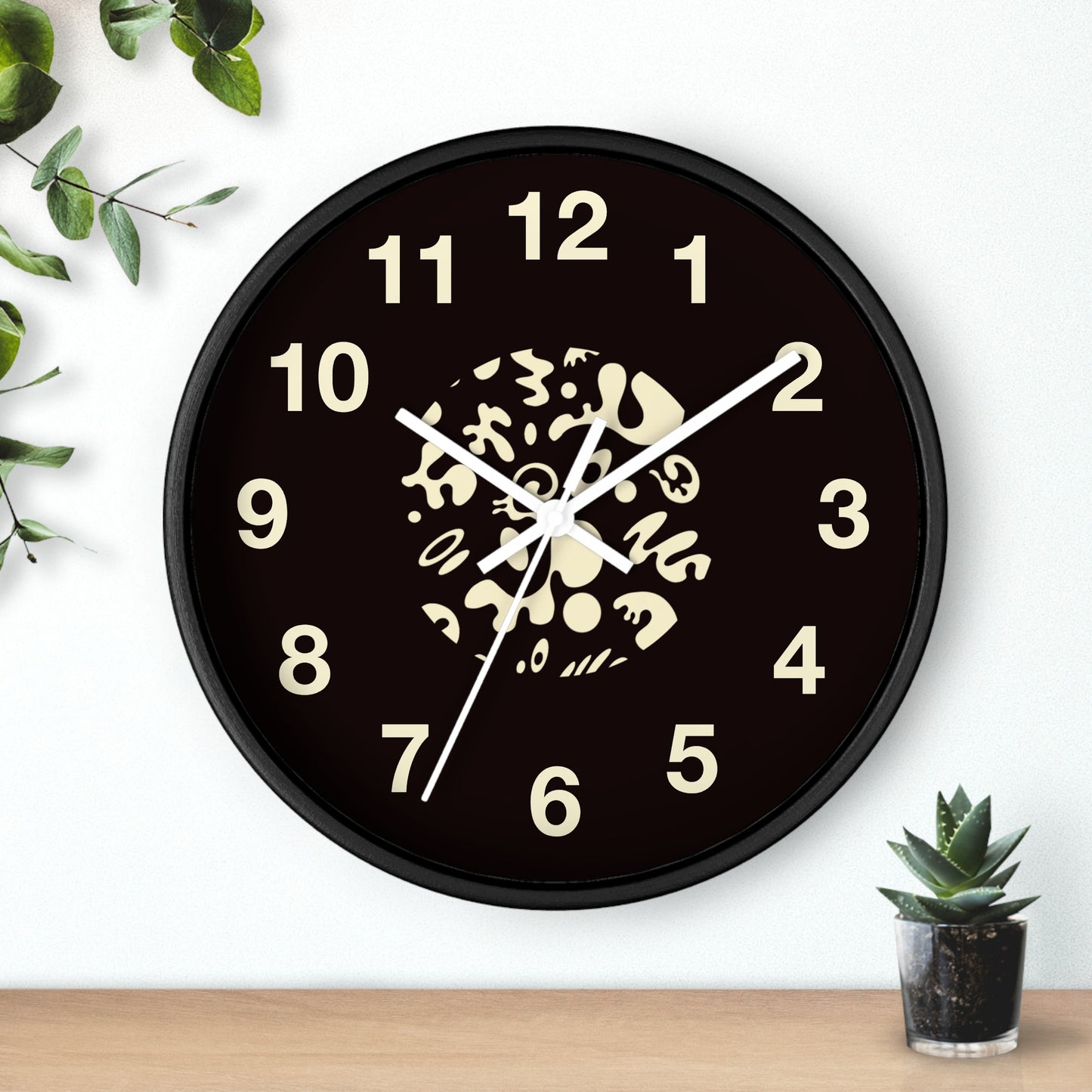 BRIGHT FUTURE CLASSIC WALL CLOCK - Smoke Black