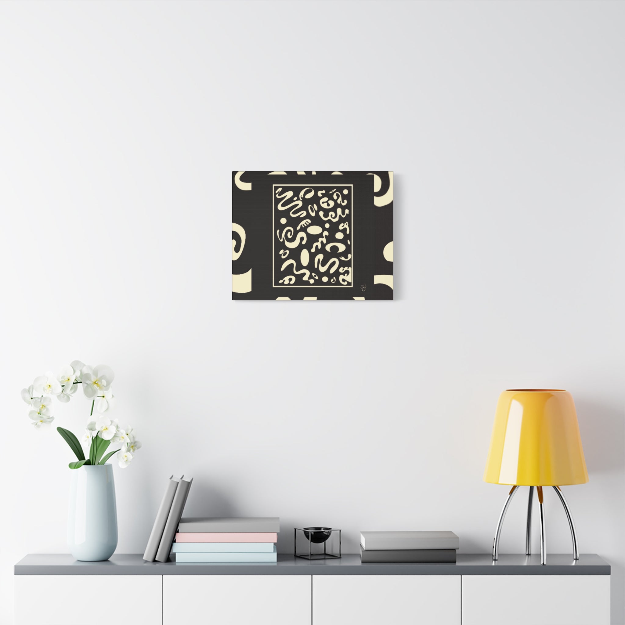 Spotlight Art Framed Stretched Matte Canvas