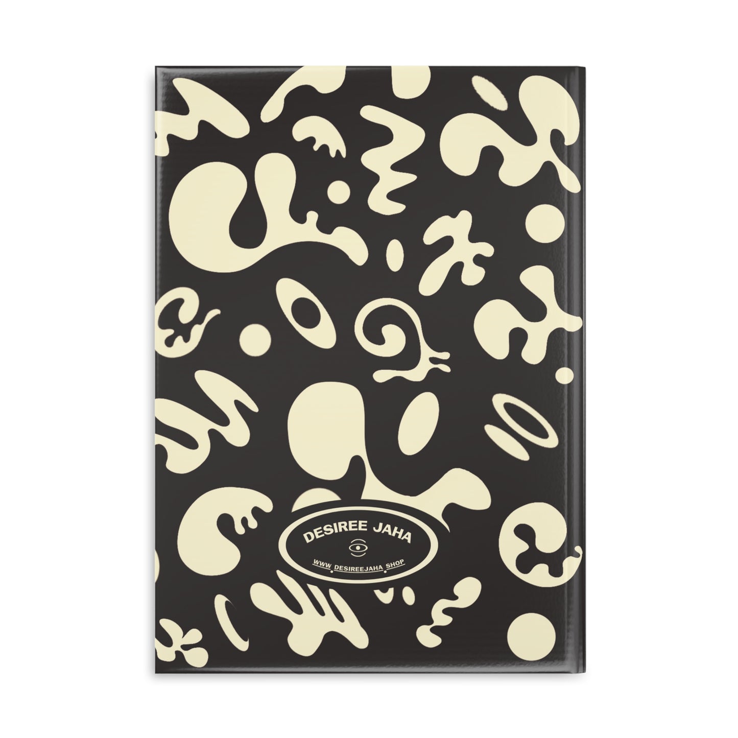 PURE IMAGINATION HARDCOVER NOTEBOOK w PUFFY COVERS - Smoke Black