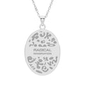 Radical Imagination Oval Pendant Necklace