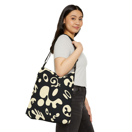 PURE IMAGINATION ADJUSTABLE STRAP TOTE BAG