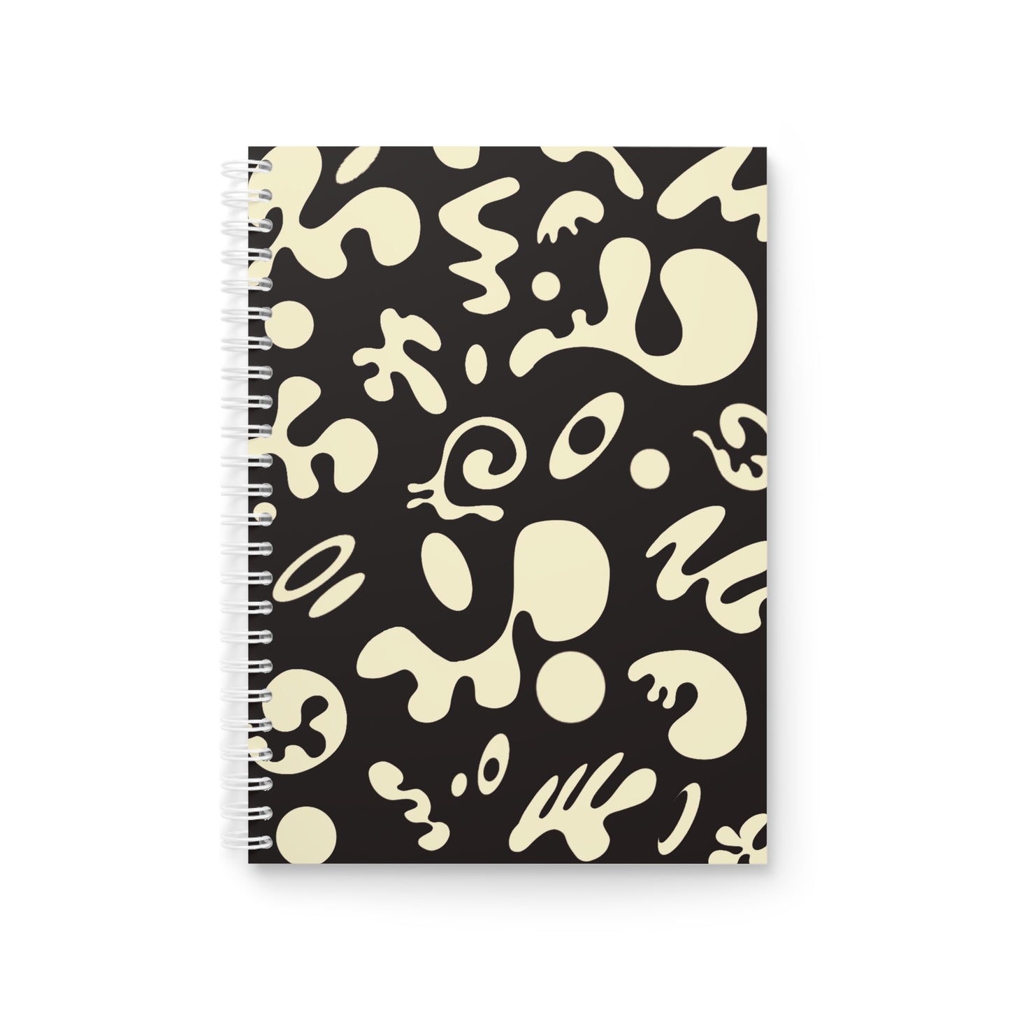 PURE IMAGINATION SPIRAL NOTEBOOK (WIDE RULED) - Smoke Black