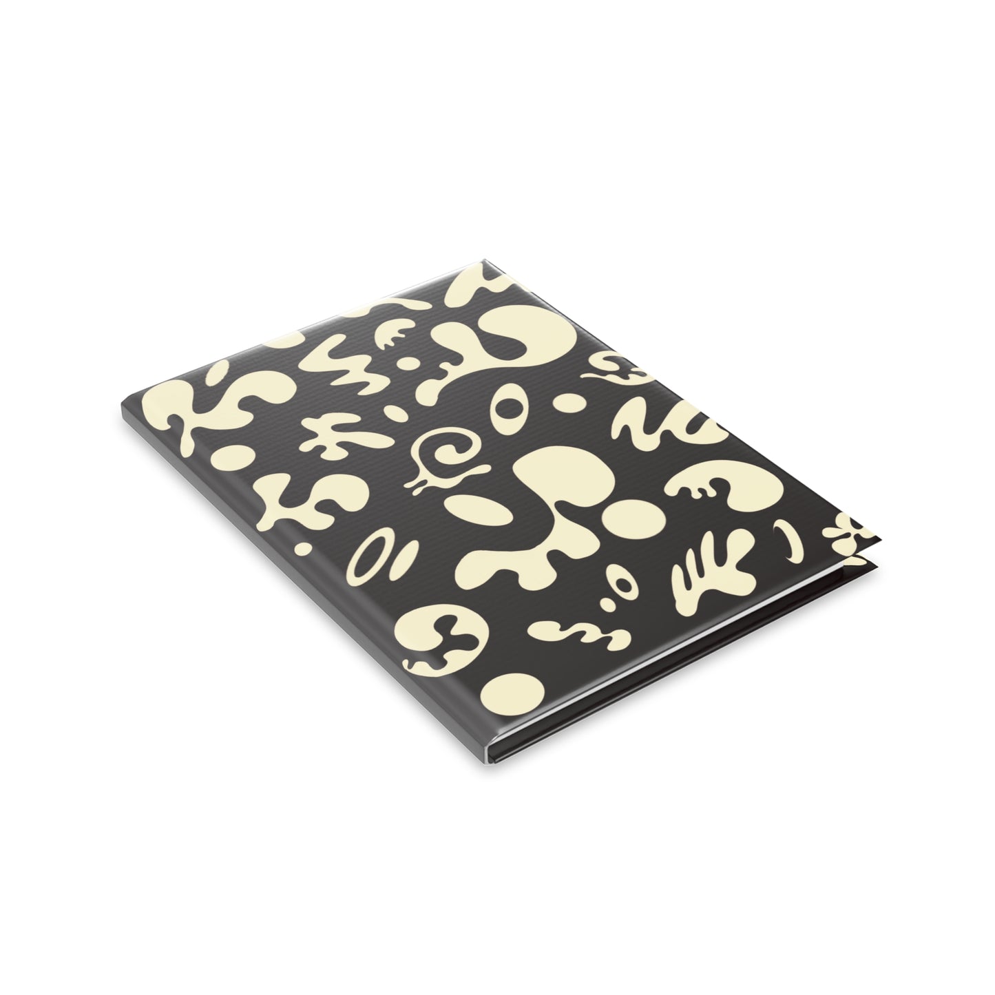 PURE IMAGINATION HARDCOVER NOTEBOOK w PUFFY COVERS - Smoke Black