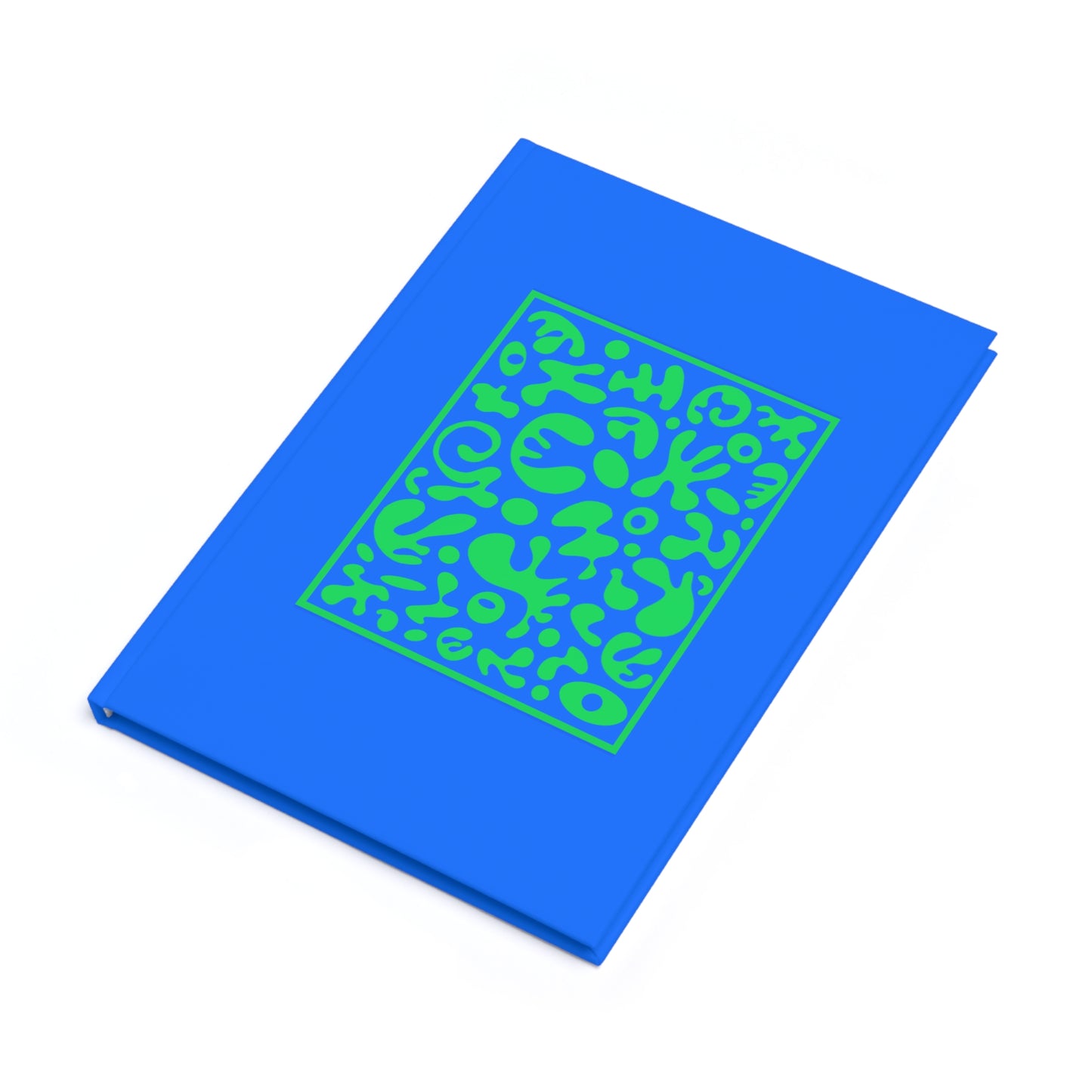 DEEP DREAM A5 HARDCOVER JOURNAL (BLANK or RULED) - Blue & Green