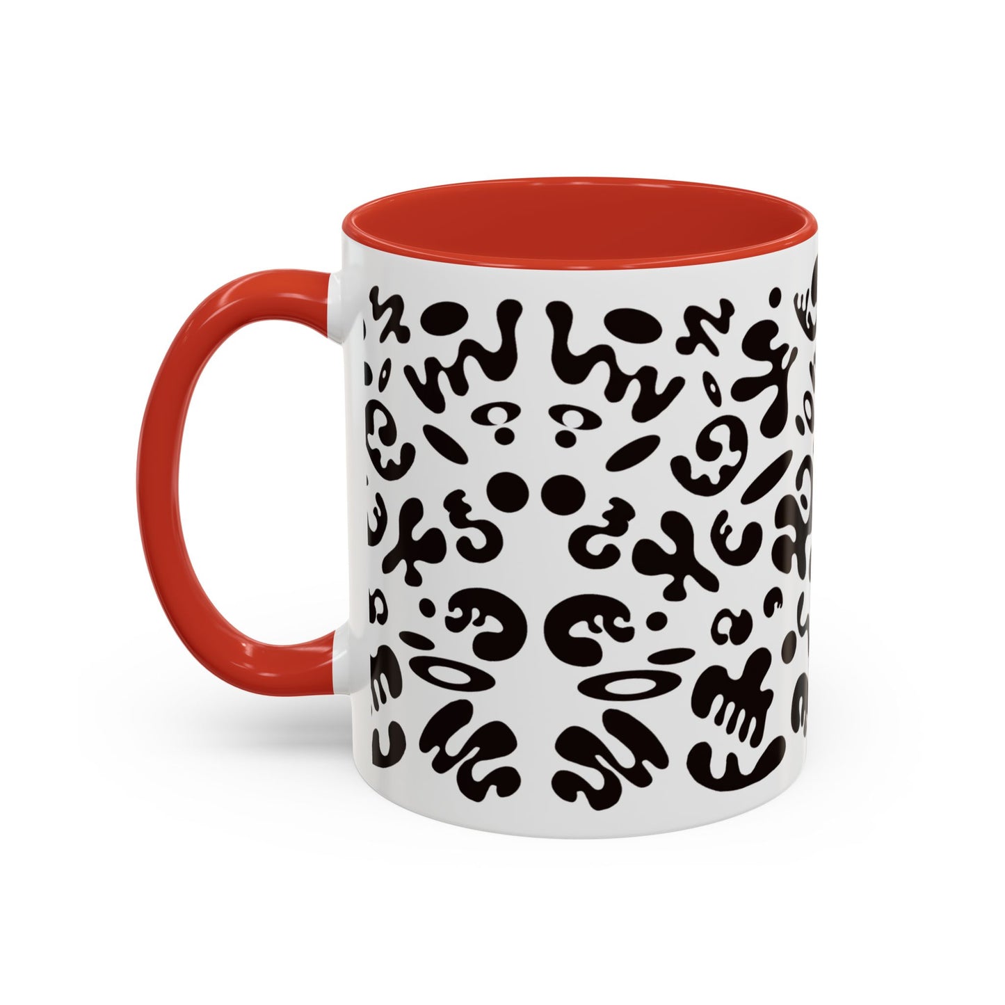 NOURISH'D COLOR ACCENT CERAMIC MUG