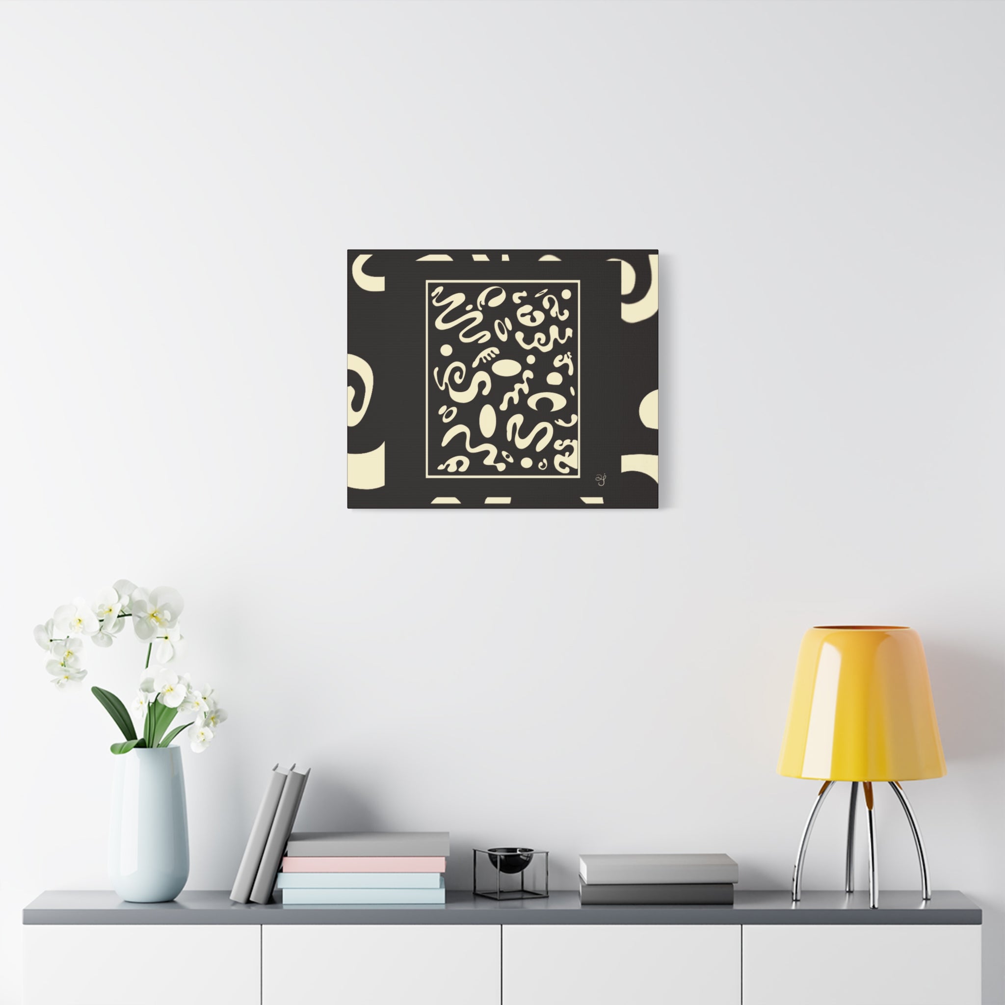 Spotlight Art Framed Stretched Matte Canvas
