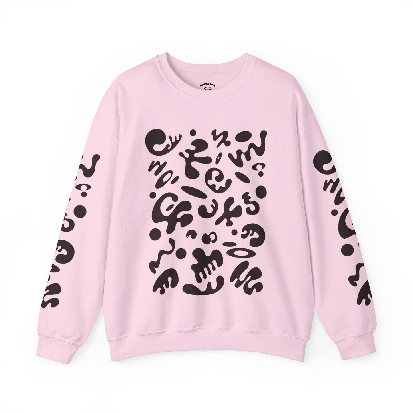 PURE IMAGINATION UNISEX HEAVY BLEND™ CREWNECK SWEATSHIRT - Smoke Black Print