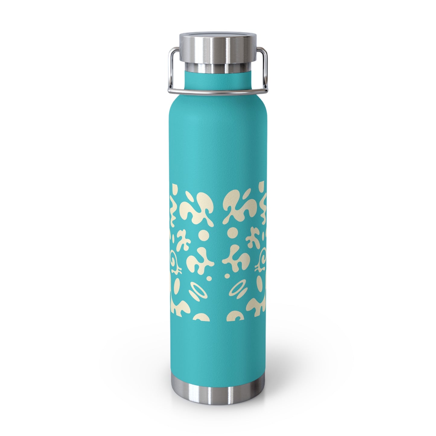 NOURISH'D COPPER VACUUM INSULATED BOTTLE - Warm White Print