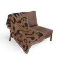 Pure Imagination All-Over-Print Woven Blanket  — Piano Wood