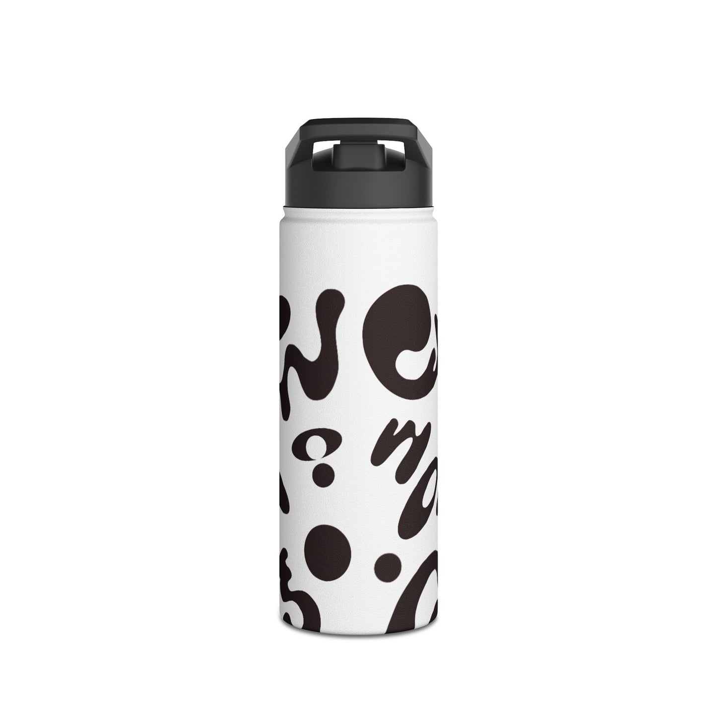 NOURISH'D STAINLESS STEEL WATER BOTTLE (STANDARD LID)