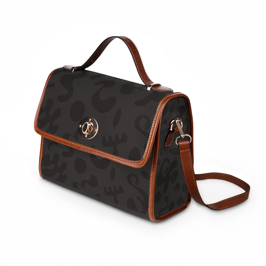 Pure Imagination Waterproof Canvas Handbag — Charcoal