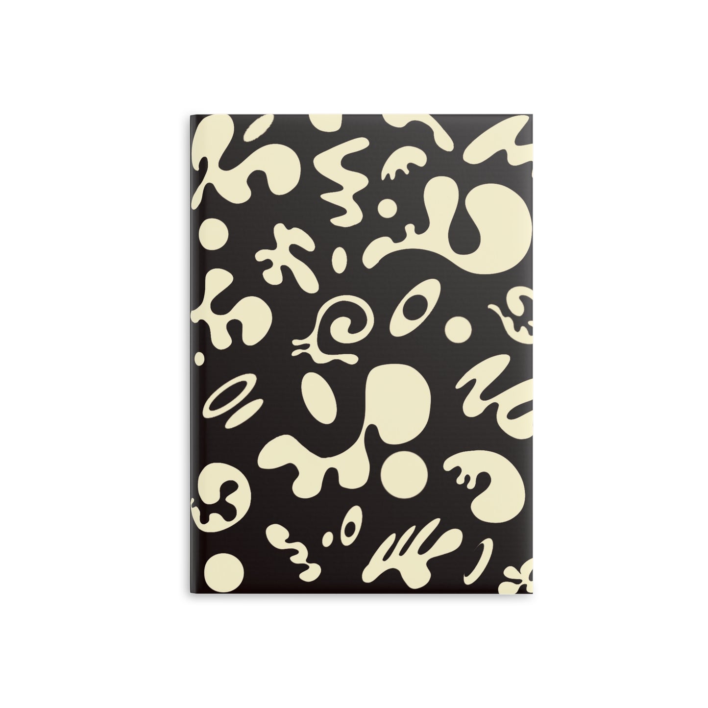 PURE IMAGINATION HARDCOVER NOTEBOOK w PUFFY COVERS - Smoke Black