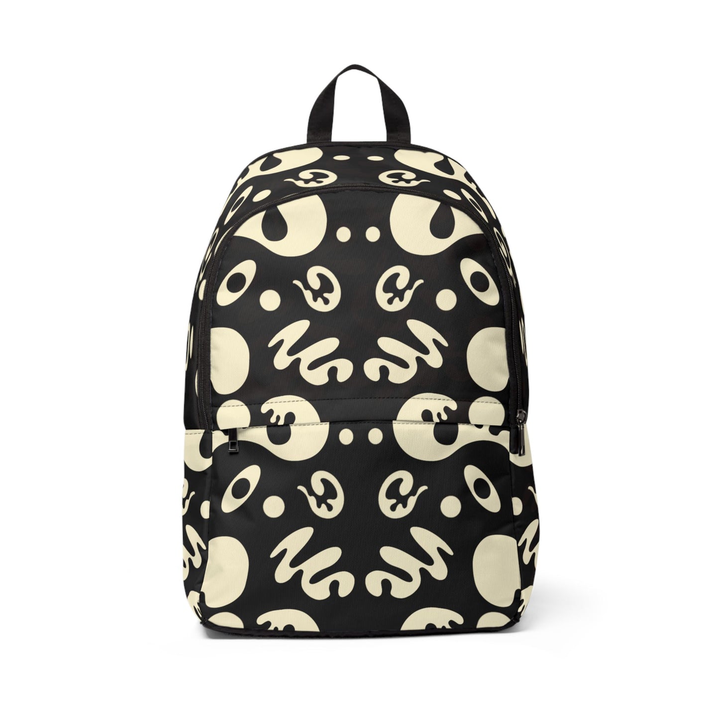 BRIGHT FUTURE UNISEX FABRIC BACKPACK - Smoke Black