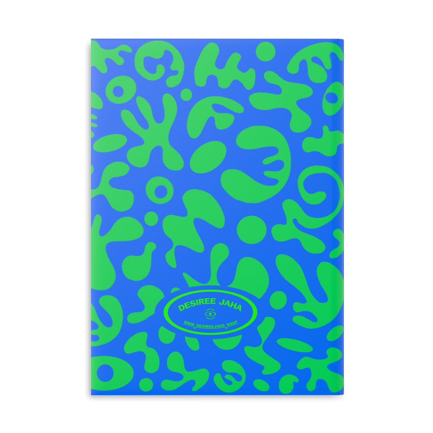 PURE IMAGINATION HARDCOVER NOTEBOOK w PUFFY COVERS - Blue & Green