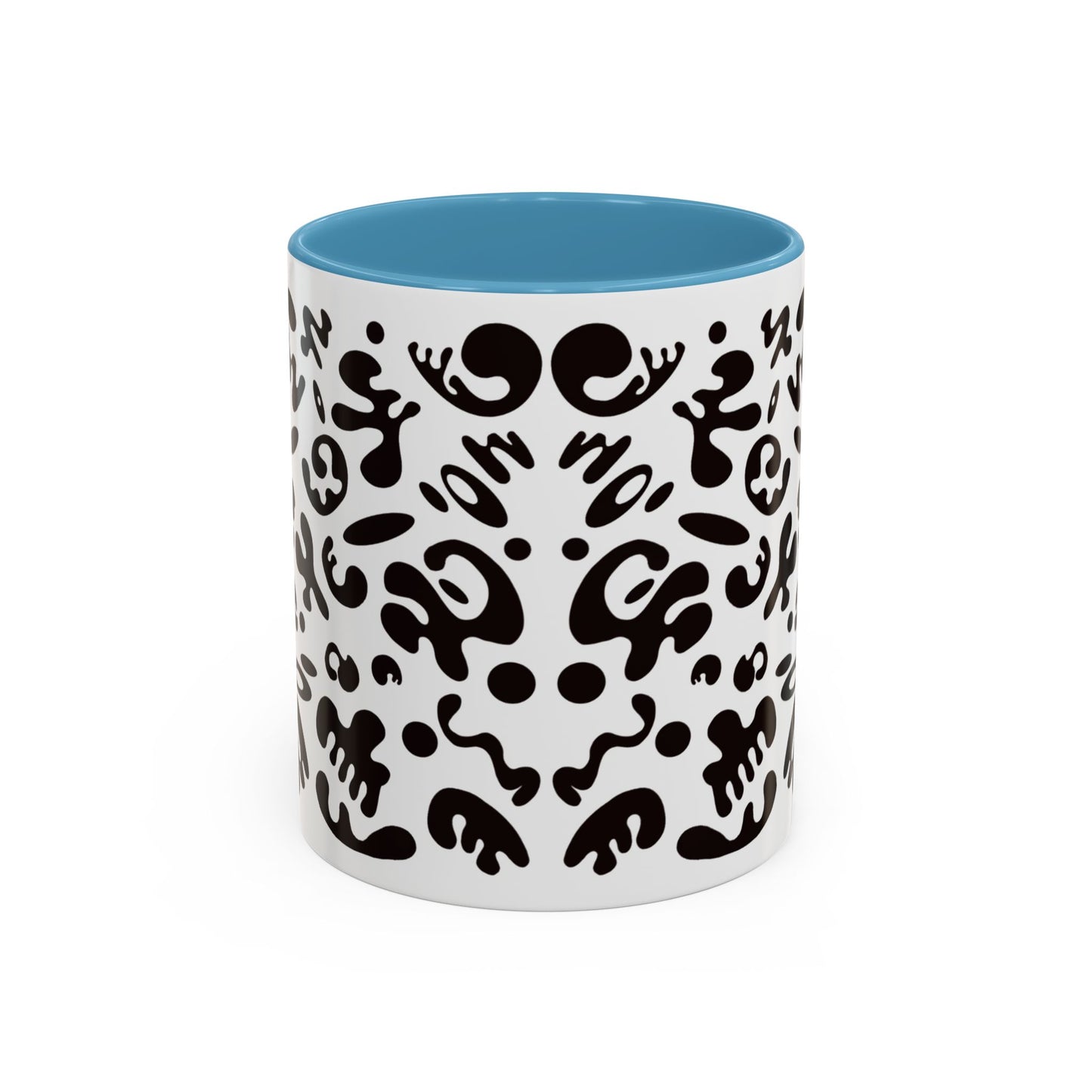 NOURISH'D COLOR ACCENT CERAMIC MUG