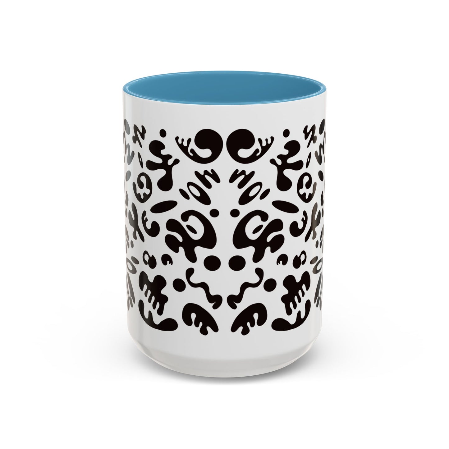 NOURISH'D COLOR ACCENT CERAMIC MUG