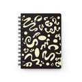 Pure Imagination All-Over-Print Small Spiral Bound Journal - Ink