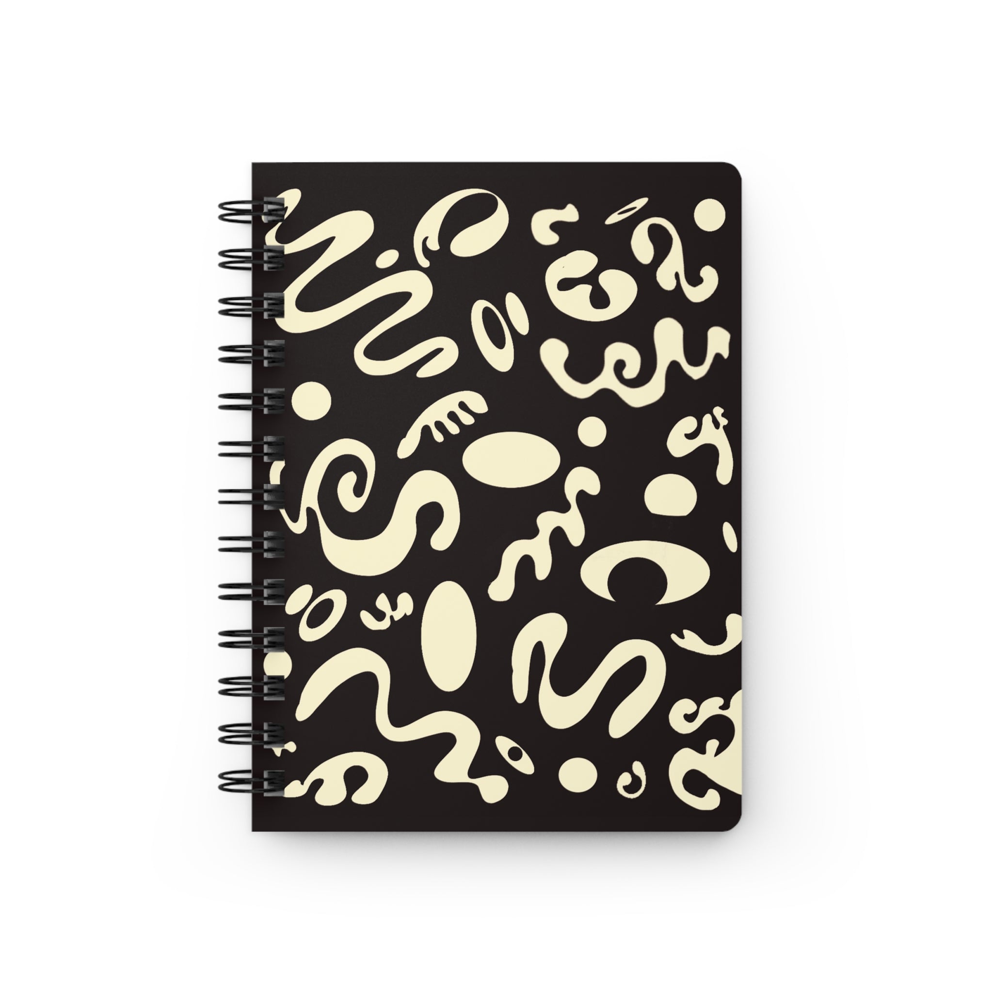 Pure Imagination All-Over-Print Small Spiral Bound Journal - Ink