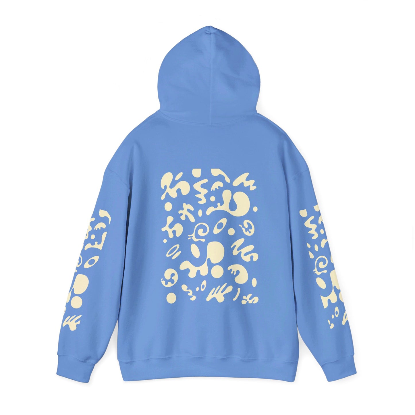 BRIGHT FUTURE UNISEX HEAVY BLEND™ HOODED SWEATSHIRT - Warm White Print