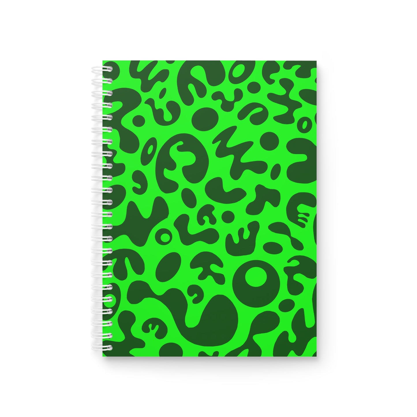 PURE IMAGINATION SPIRAL NOTEBOOK (WIDE RULED) - Green Eyes