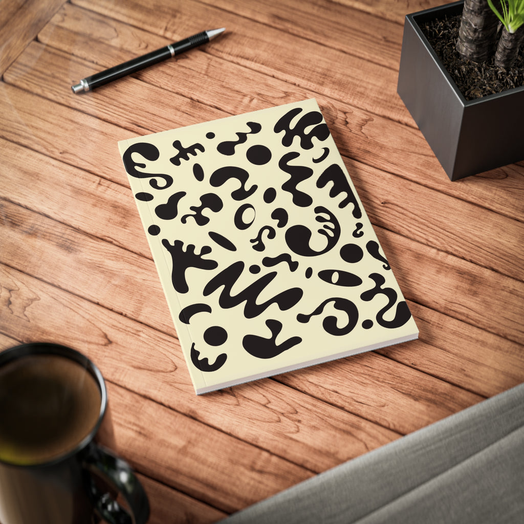 Pure Imagination All-Over-Print A5 Softcover Notebook — Parchment