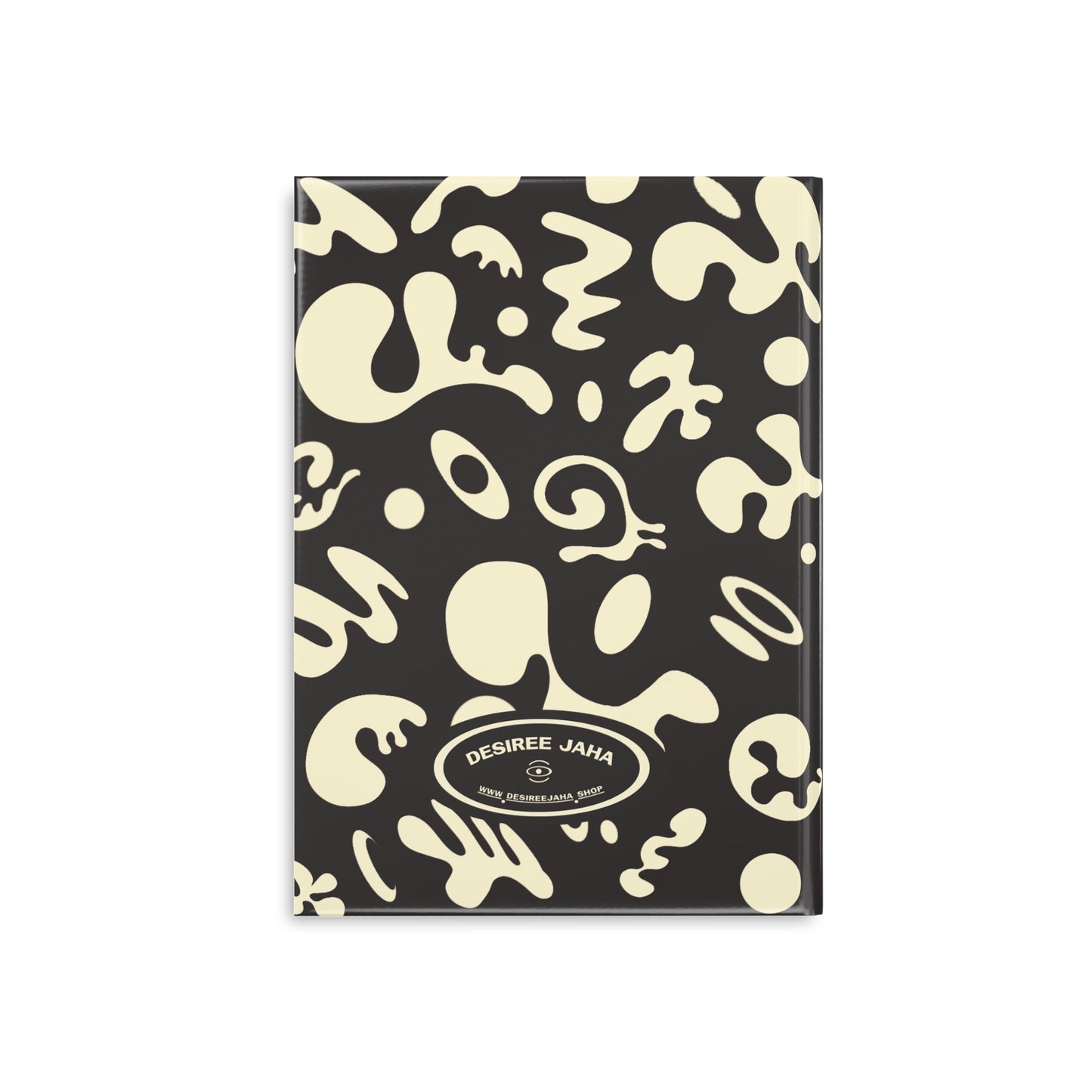 PURE IMAGINATION HARDCOVER NOTEBOOK w PUFFY COVERS - Smoke Black