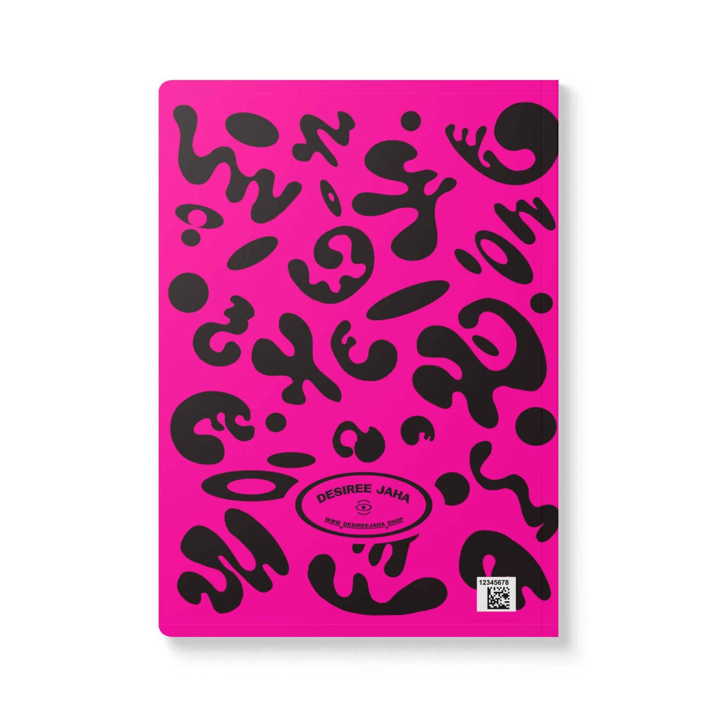 PURE IMAGINATION SOFTCOVER JOURNAL w INSIDE PRINTS + TEAR-OFF PAGES (RULED LINE) - Pink Matter