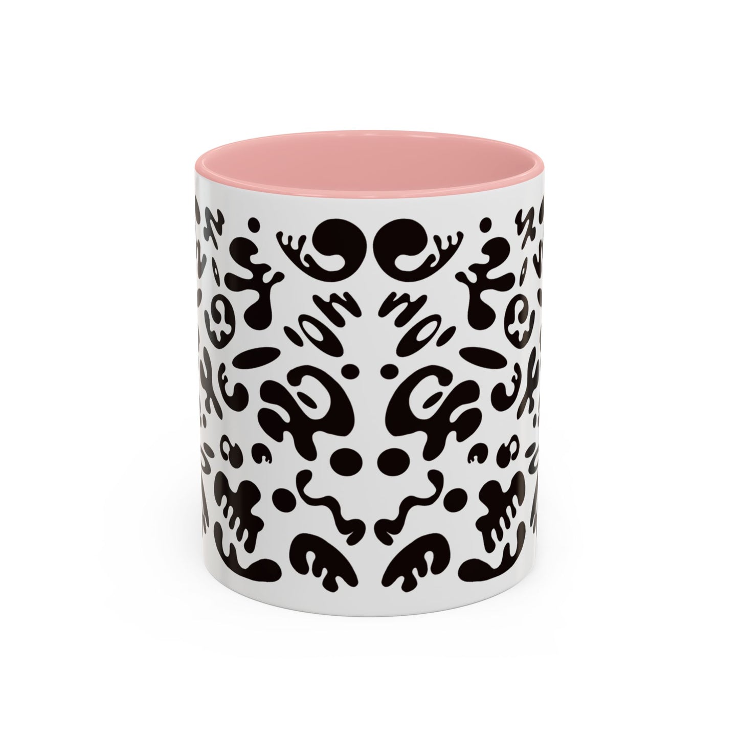 NOURISH'D COLOR ACCENT CERAMIC MUG