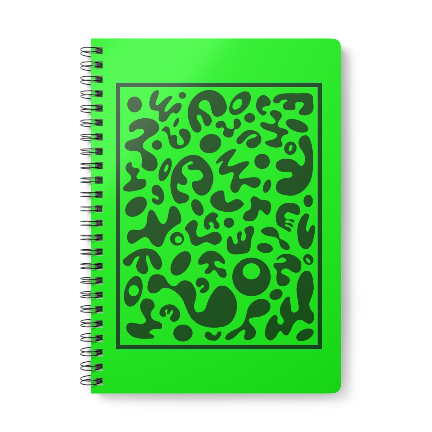 DEEP DREAM WIROBOUND SOFTCOVER A5 SPIRAL NOTEBOOK - Green Eyes