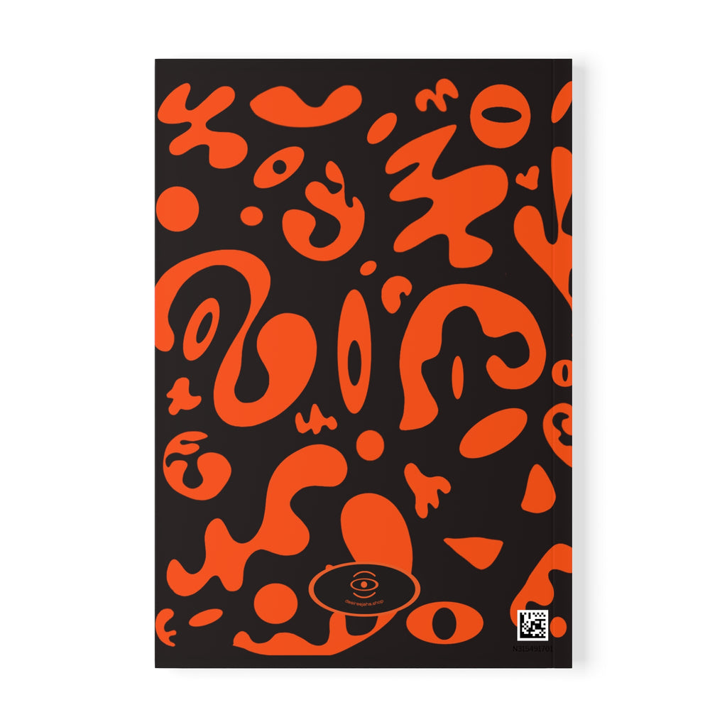 Pure Imagination All-Over-Print A5 Softcover Notebook — Black Magic Woman