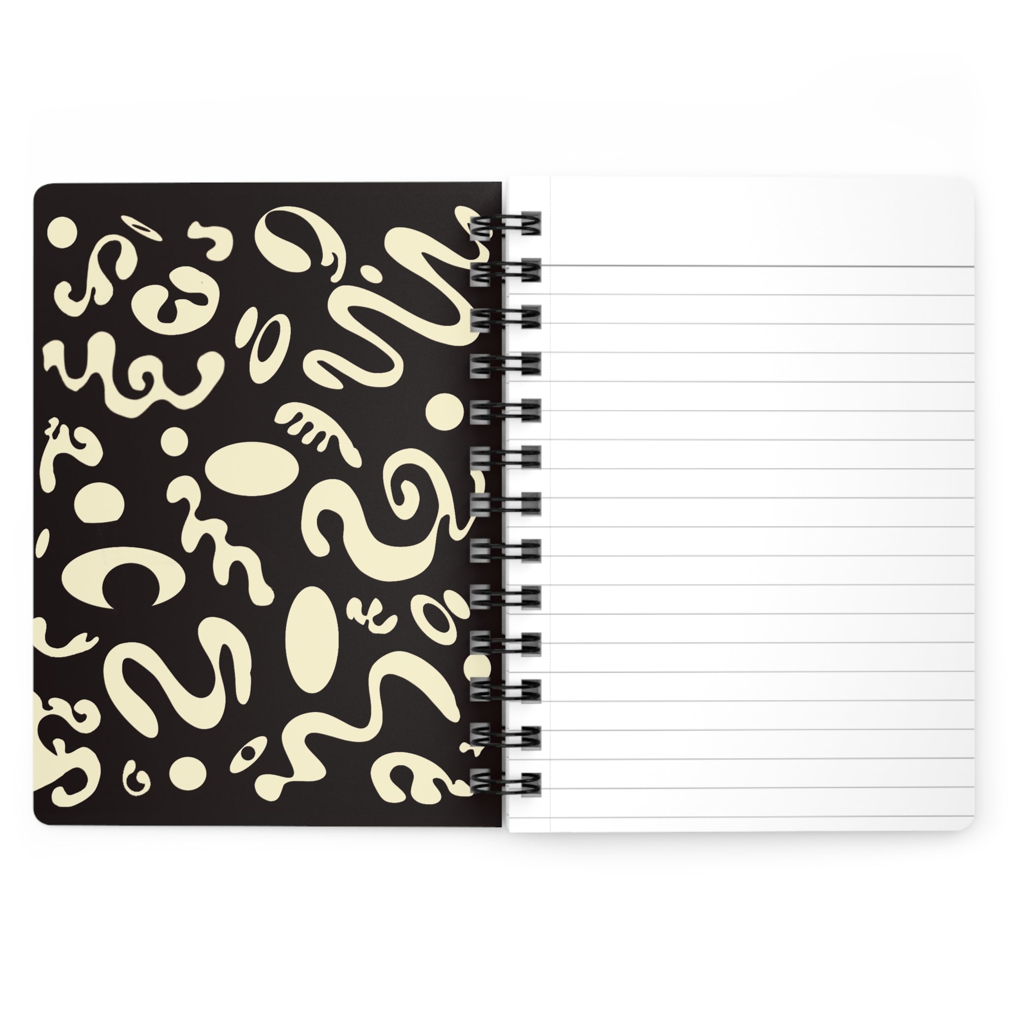 Pure Imagination All-Over-Print Small Spiral Bound Journal - Ink