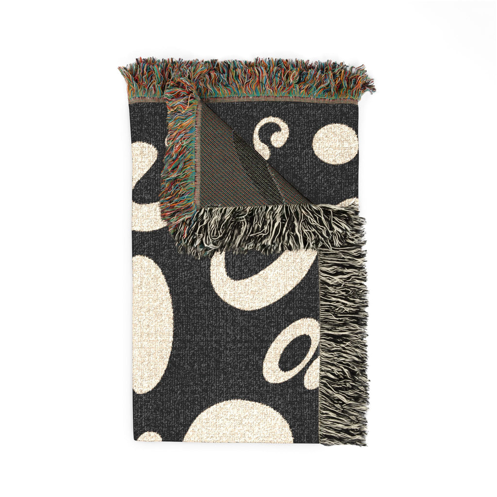 Pure Imagination All-Over-Print Woven Blanket - Ink