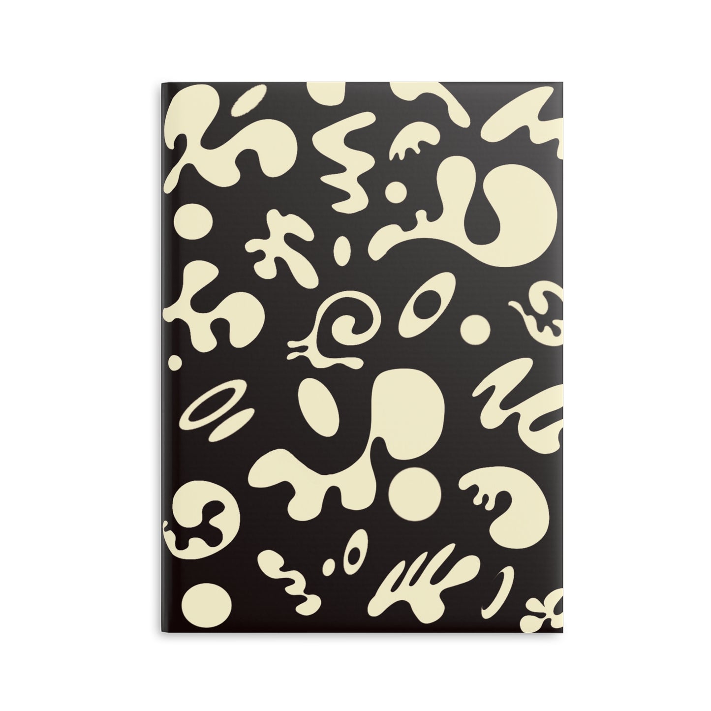 PURE IMAGINATION HARDCOVER NOTEBOOK w PUFFY COVERS - Smoke Black