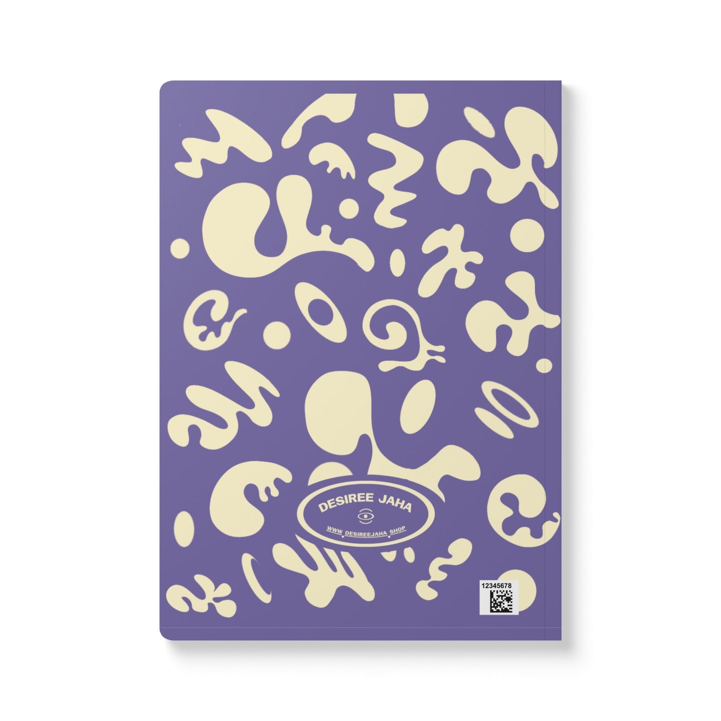 PURE IMAGINATION SOFTCOVER JOURNAL w INSIDE PRINTS + TEAR-OFF PAGES (RULED LINE) - Purple Rain