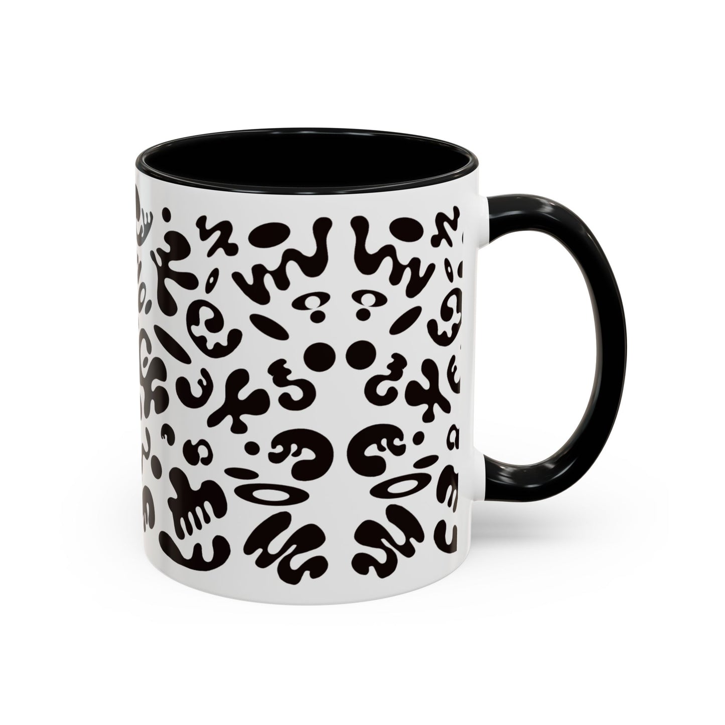 NOURISH'D COLOR ACCENT CERAMIC MUG