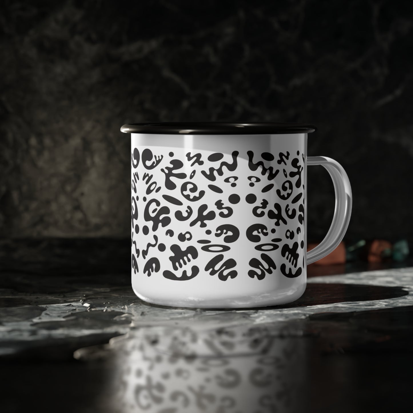 NOURISH'D ENAMEL CAMPING MUG