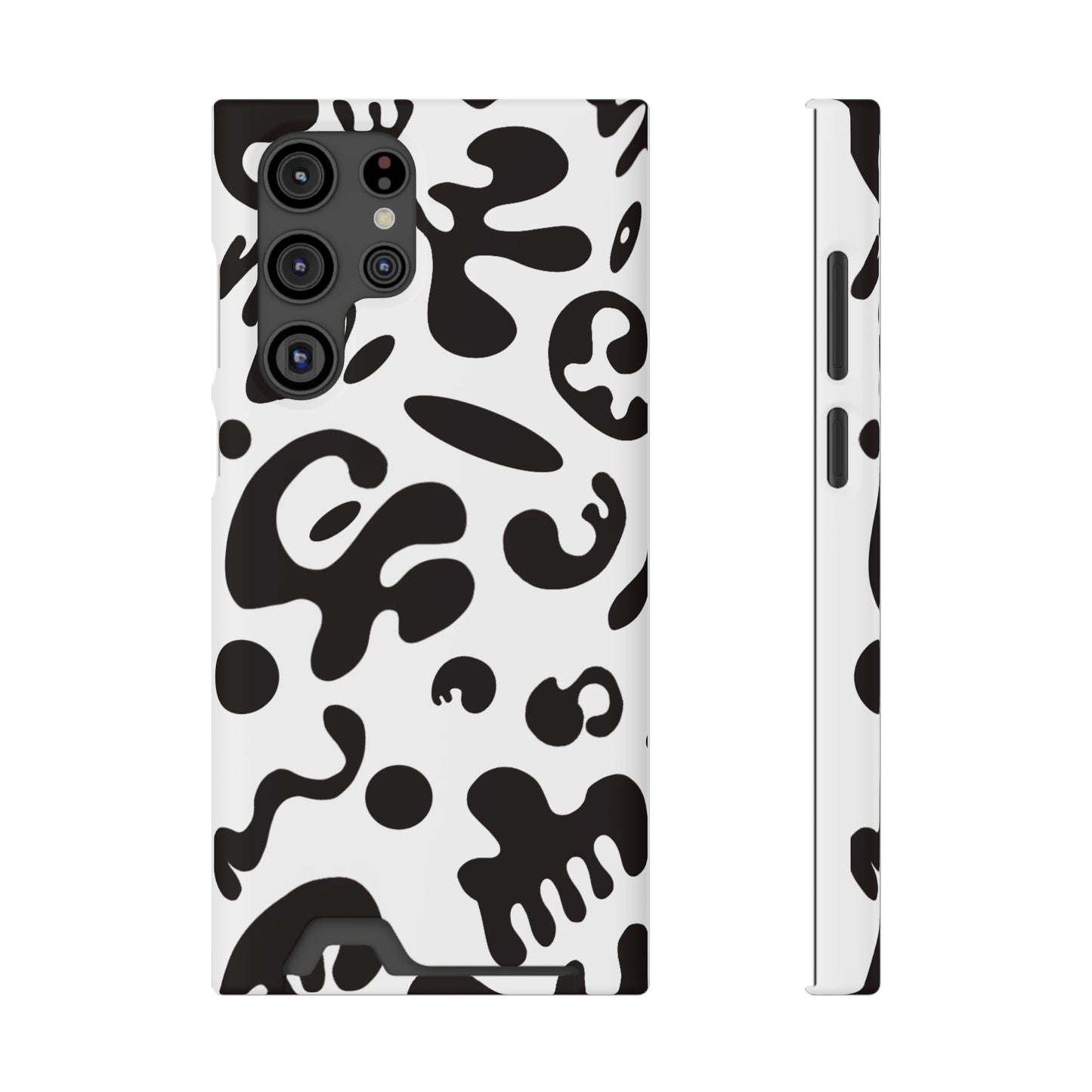 PURE IMAGINATION PHONE CASE w CARD HOLDER - Starlight White