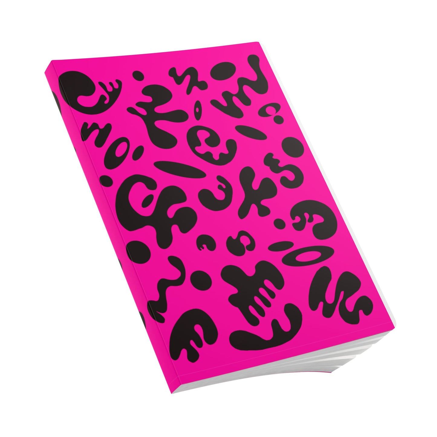 PURE IMAGINATION SOFTCOVER JOURNAL w INSIDE PRINTS + TEAR-OFF PAGES (RULED LINE) - Pink Matter